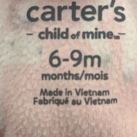 6/9 month Pink Unicorn Footed One-Piece Pajamas - Picture 2 of 2